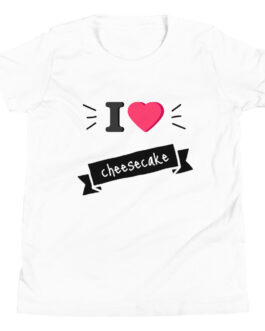 I love cheesecake – Kinder-T-Shirt