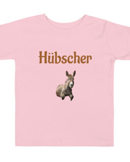Kurzärmeliges Baby-T-Shirt – Hübscher Esel